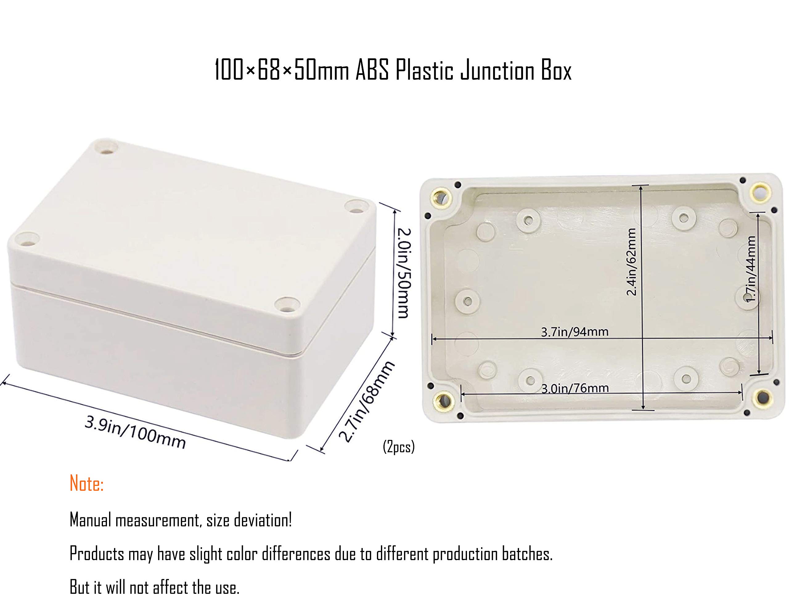 Waterproof Electrical Junction Box - 2 Pack -6