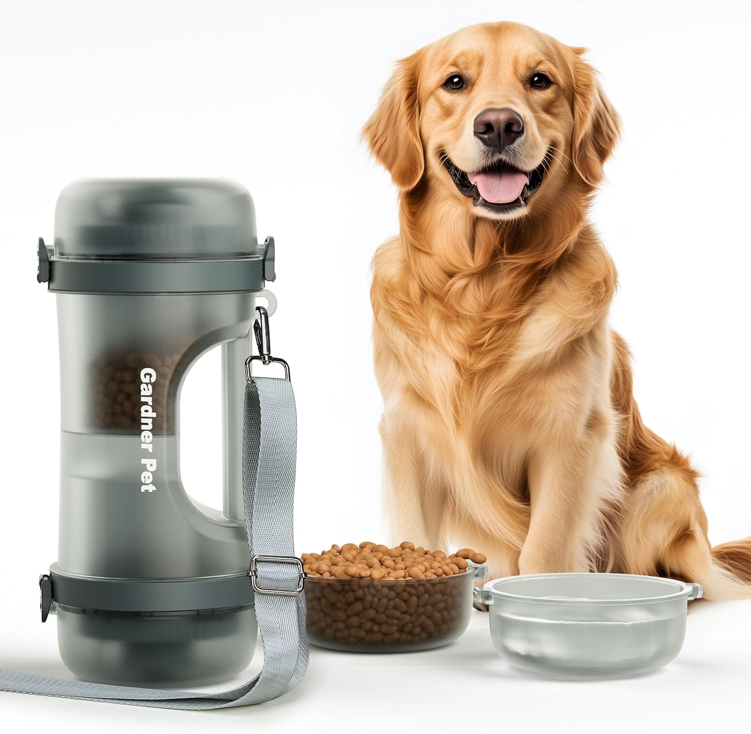 Portable Dog Water Bottle & Food Container – Leakproof 