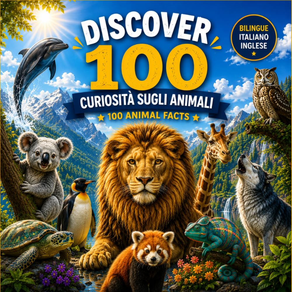 DISCOVER 100 ANIMALS - 100 CURIOSITÀ SUGLI ANIMALI