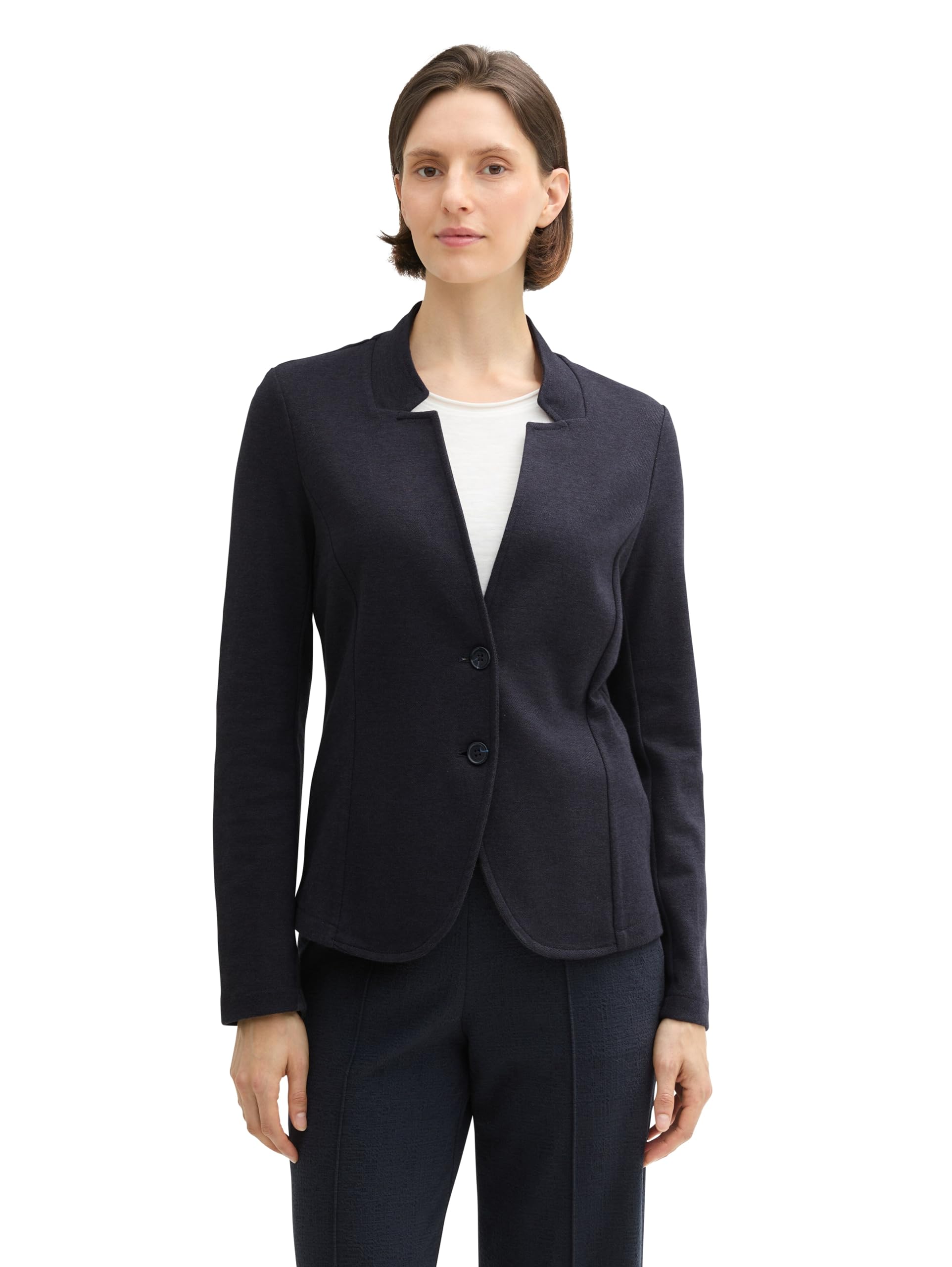Tom Tailor Damen 1044609 Basic Cosy Blazer (1er Pack)