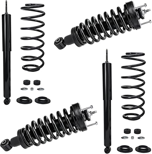 Miniatura 365 de Detroit Axle - Kit de puntales delanteros de 6 piezas para Chevrolet Aveo Aveo5 Pontiac G3 Wave, barra estabilizadora, varillas de acoplamiento