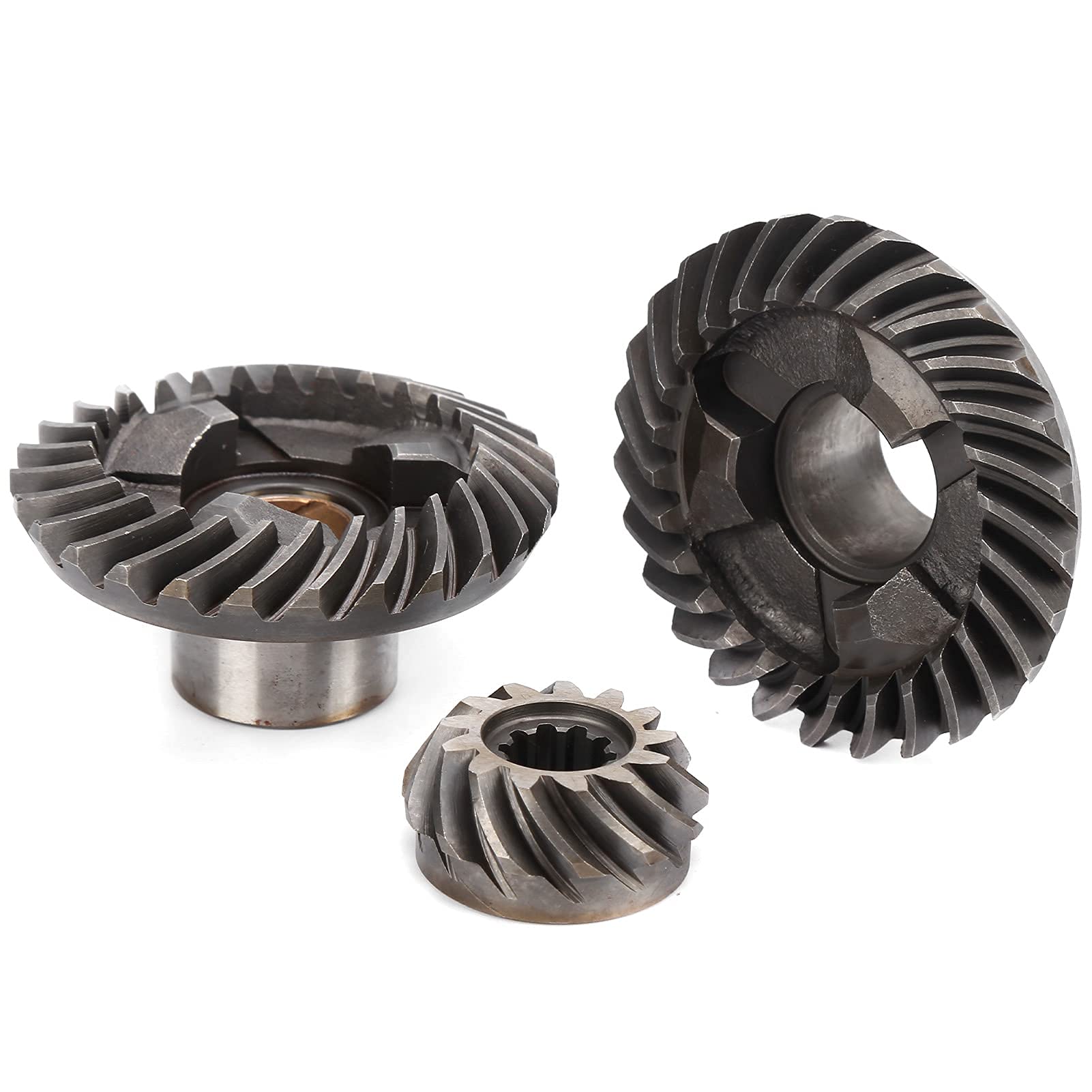 3Pcs Marine Boat Motor Gear Set, Outboard Vor- und Rückwärtsgang Ritzel T15, einfache Installation, langlebig aus Edelstahl, leicht und tragbar