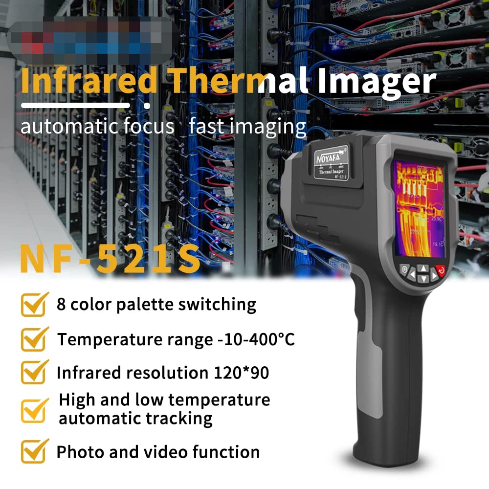 YuqiaoTime NF-521S IR Thermal Camera Imager 120 * 90 Resolution Without delay Automatic Tracking 8GB Thermographic Camera