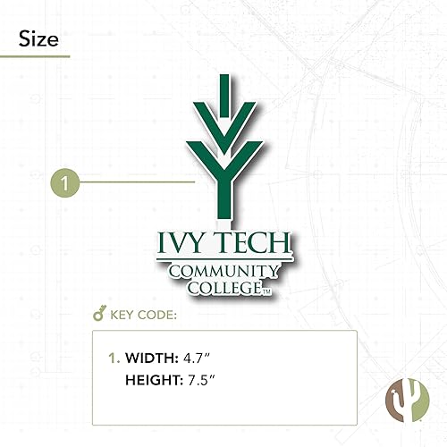 Miniatura 3 de Ivy Tech Community College of Indiana Eagles ITC - Calcomanía de vinilo para botella de agua para laptop, calcomanía para álbum de recortes (IND