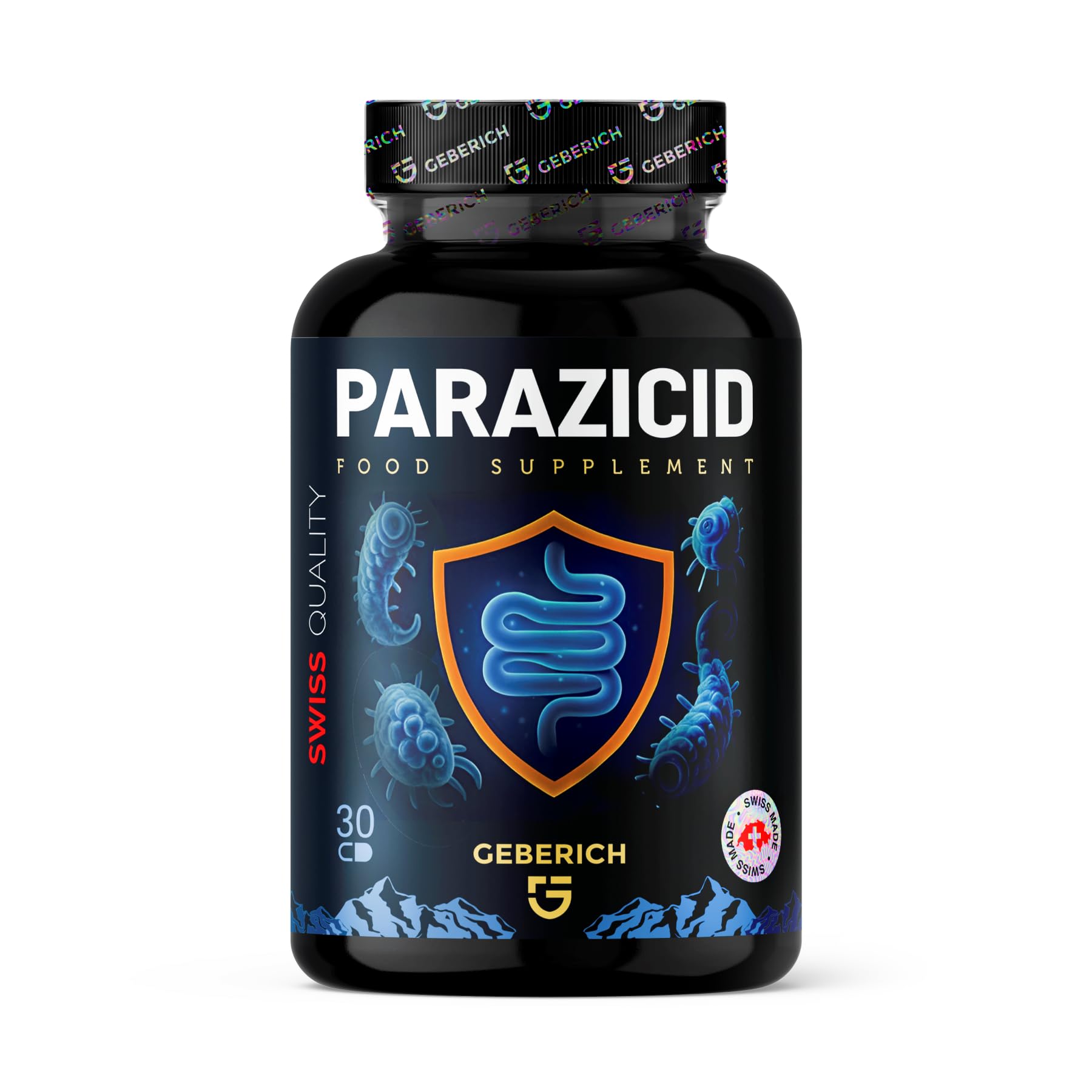 Kapseln Parazicid | Bibhitaki-Extrakt 220 mg + Gewürznelkenextrakt 180 mg | Unterstützung für Detox und Immunsystem | Mit Papaya-Extrakt, Löwenzahn und Süßholz | 30 Kapseln
