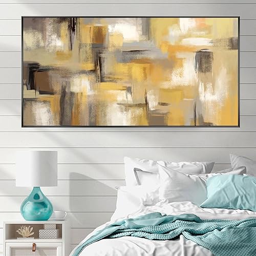 Miniatura 4 de Cuadro abstracto del paisaje de la ciudad impreso en lienzo. Cuadro de arte de pared de lienzo para la decoración del hogar de la sala de estar