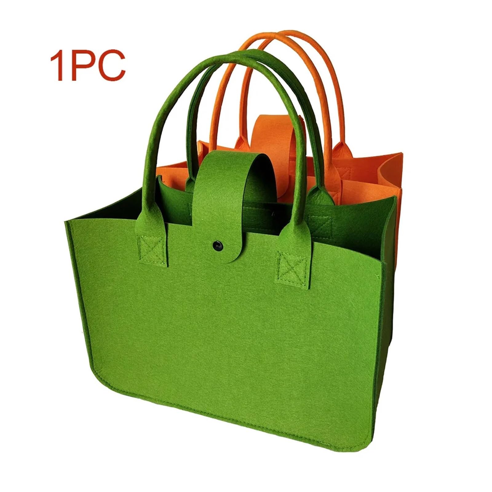 Tragbare Tasche mit zwei Griffen, Filzhandtasche, Einkaufstasche, Tücher, große Kapazität, legere Aufbewahrungstasche, Organizer Für Outdoor Trips, Picknick