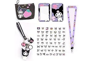 Kawaii Kuromi Card Holder Set - A Purrfect Bundle of Cuteness