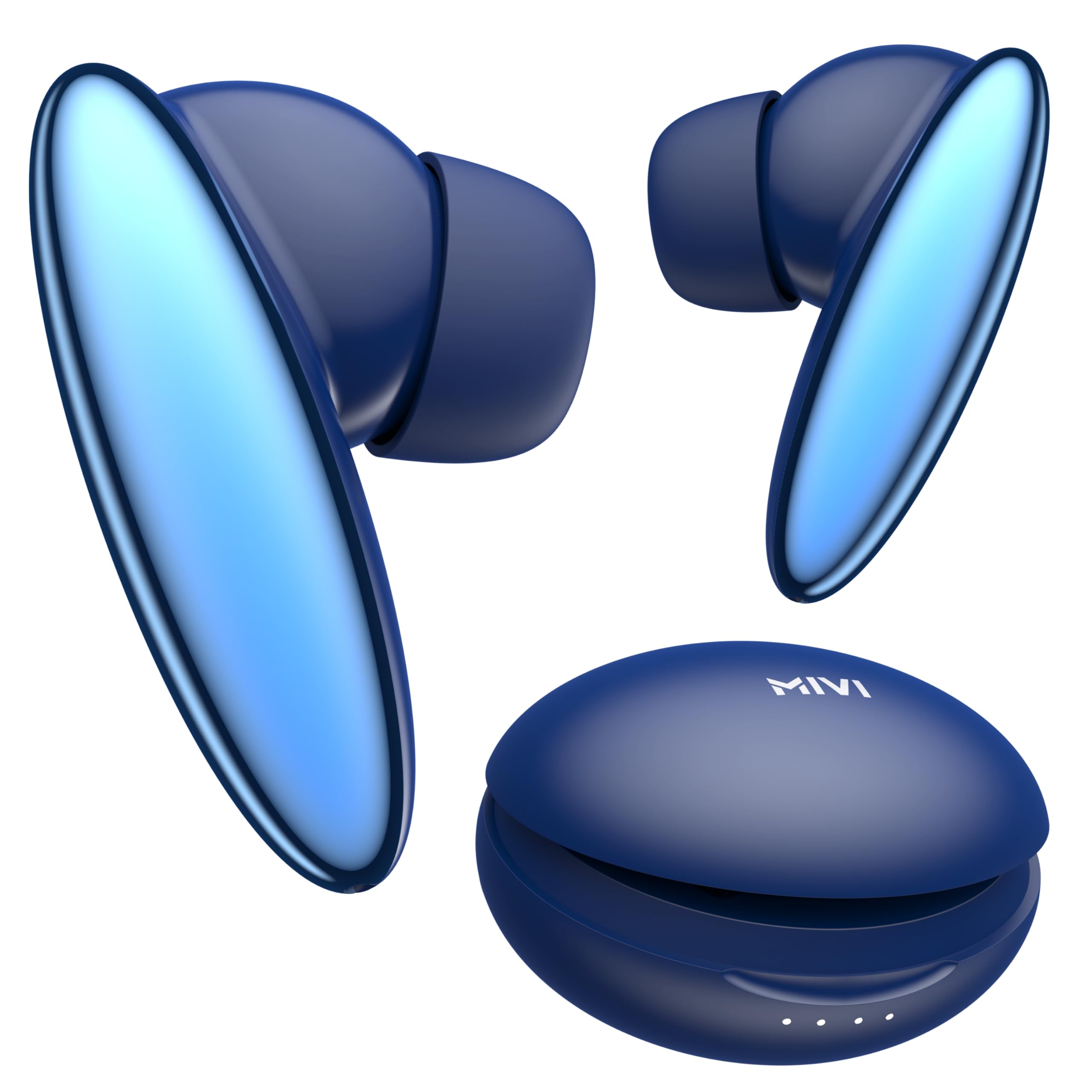 Mivi DuoPods Vibe Earbuds [New Launch], 60 Hours Playtime, AI-ENC for HD Calls, 13mm Drivers, IPX 4.0, BT v5.3, Made in India True Wireless Bluetooth Ear Buds-image-26