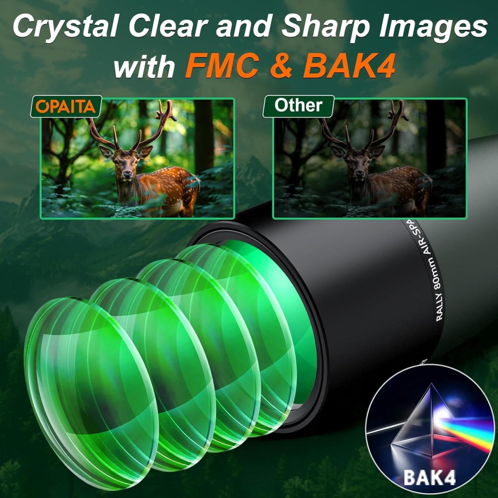 Amazon.com: 25-75x80 Spotting Scope for Target Shooting with