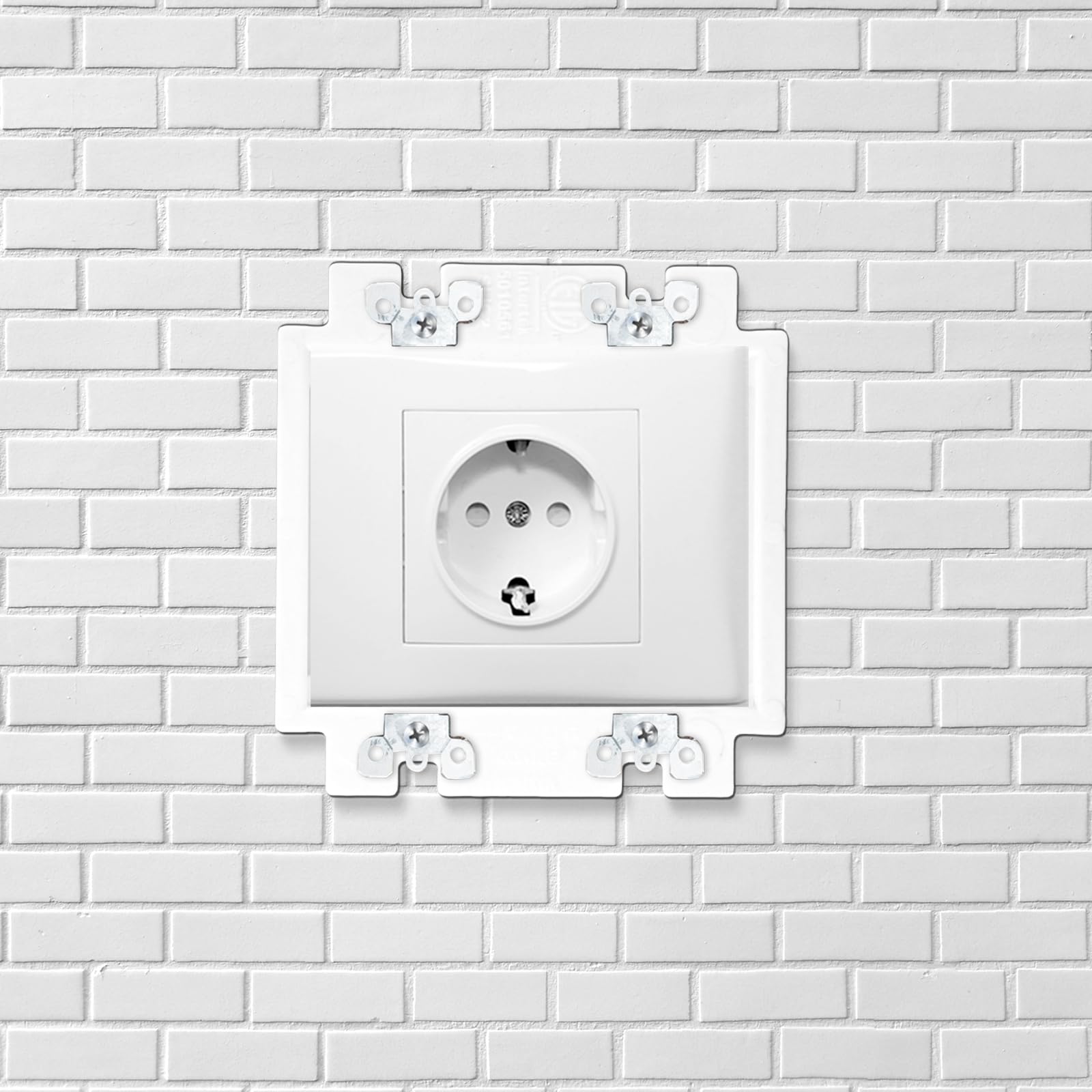 6pcs Electrical Outlet Box Extender,Single Gang Box Extender With 12pcs Screws 1 Gang Switch Unit Receptacle Extender - View #8