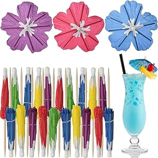 Rayyan 50 Pcs Drink Umbrellas Cocktail Picks