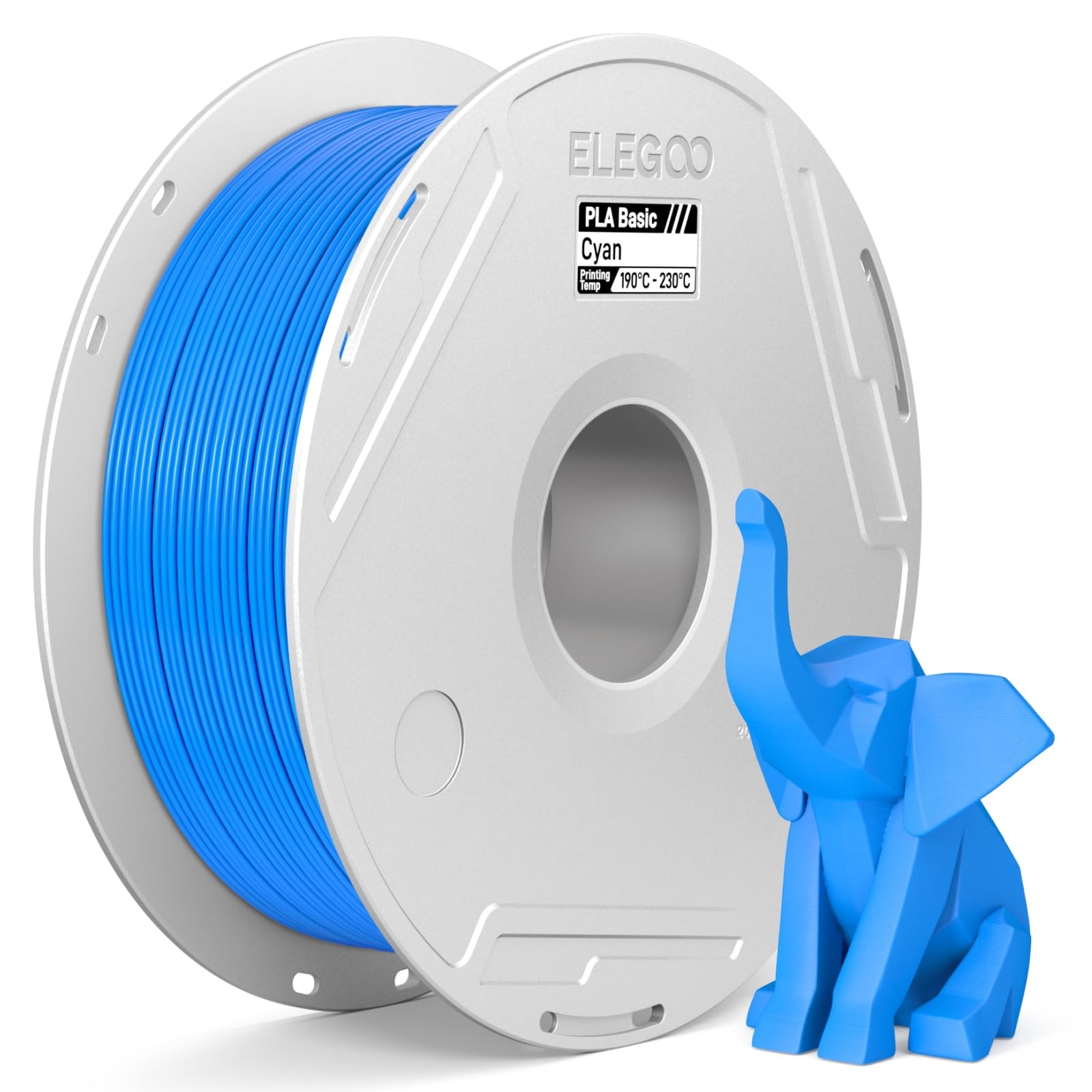 ELEGOO PLA Filament 1KG - Black Refill -15