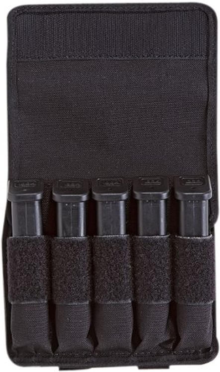 5 in Line Magazine Pouch (1000D Black Nylon, B92f/GL 17/20/21/22/P226)