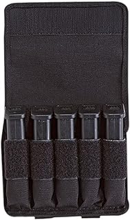 TUFF 5 in Line Magazine Pouch (1000D Black Nylon, B92f/GL 17/20/21/22/P226)