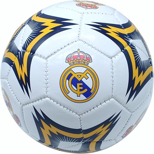 Icon Sports Balón de fútbol del Real Madrid con licencia oficial (talla 2)