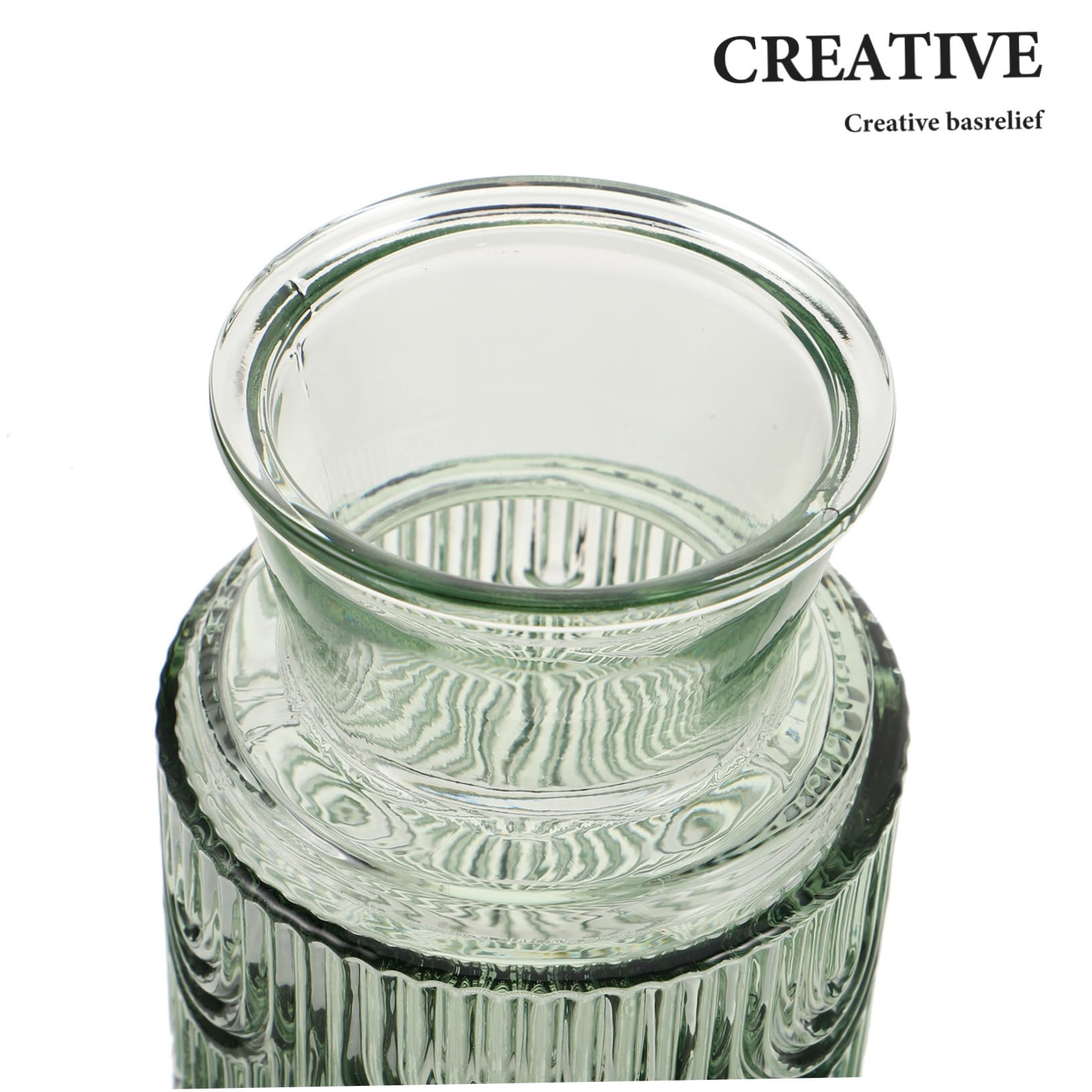 Caraffa Decorativa in Vetro con Tumbler, Set 1 Caraffa 1 Bicchiere