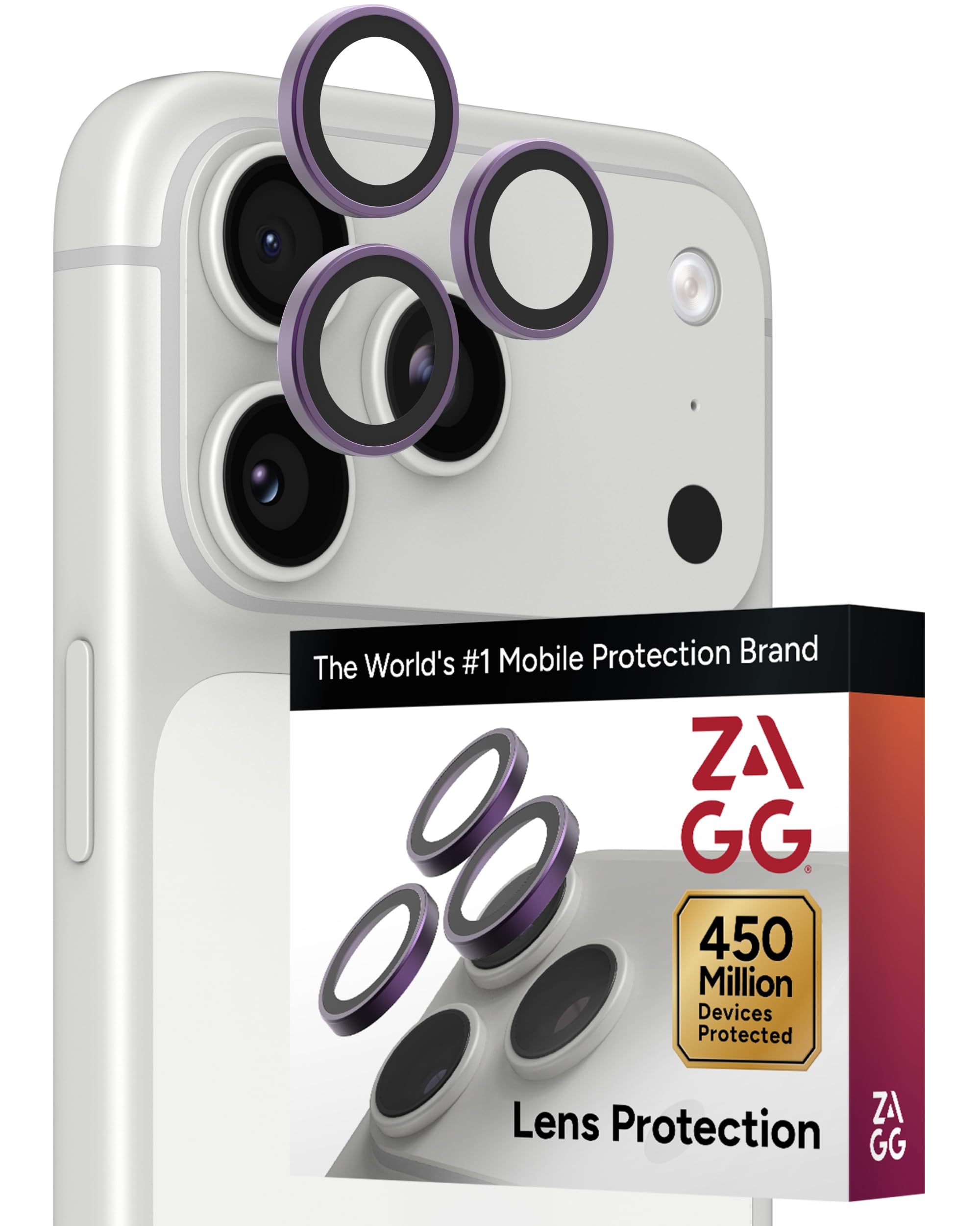 ZAGG Camera Lens Protector for iPhone 18 Pro/ 18 Pro Max, Purple