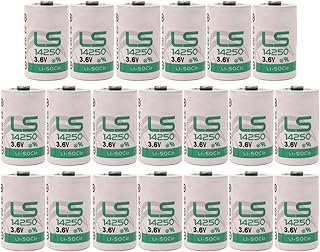20Pcs LS14250 1/2 AA 3.6v Battery 14250 Can Use for Dogwatch R9 Leash 1200mAh High Capacity