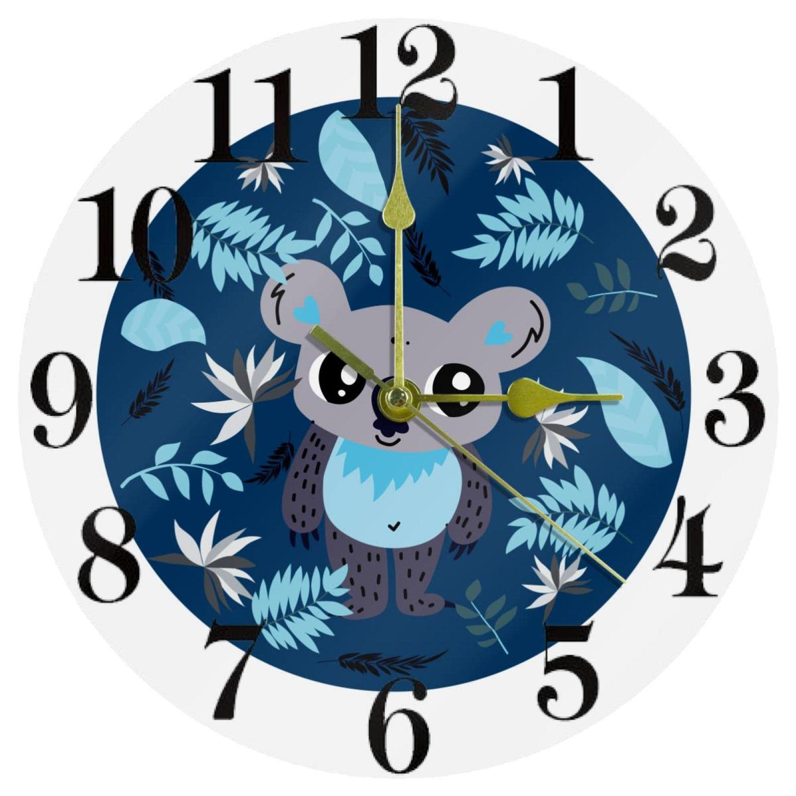Horloge murale koala pour une ambiance zen à la maison