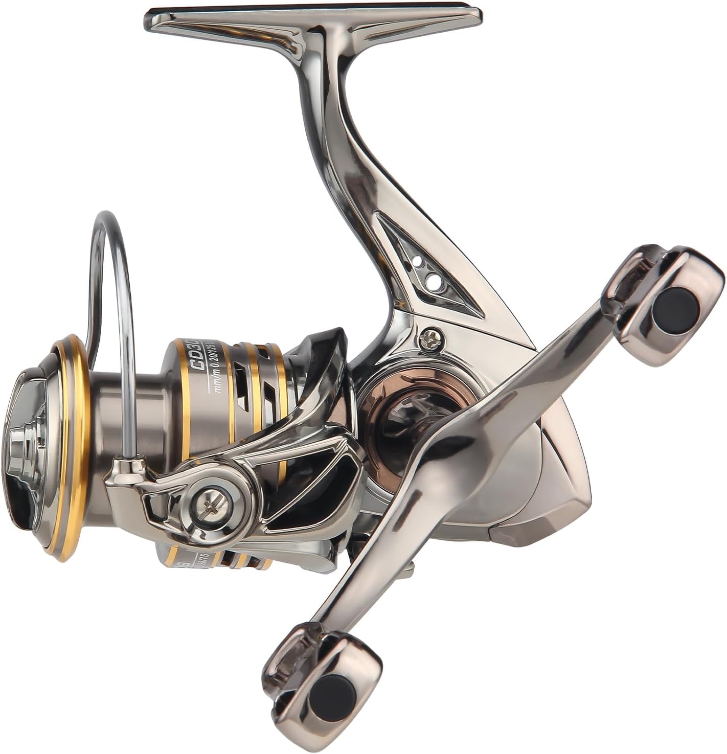 Big Game Surf Spinning Fishing Reel 8000/12000,20KG Drag Power Backlash-Free Bearings,Metal Reel Seat,Zinc Alloy Gear for Saltwater Inshore and Offshore Fishing (HT-CD-1500S)