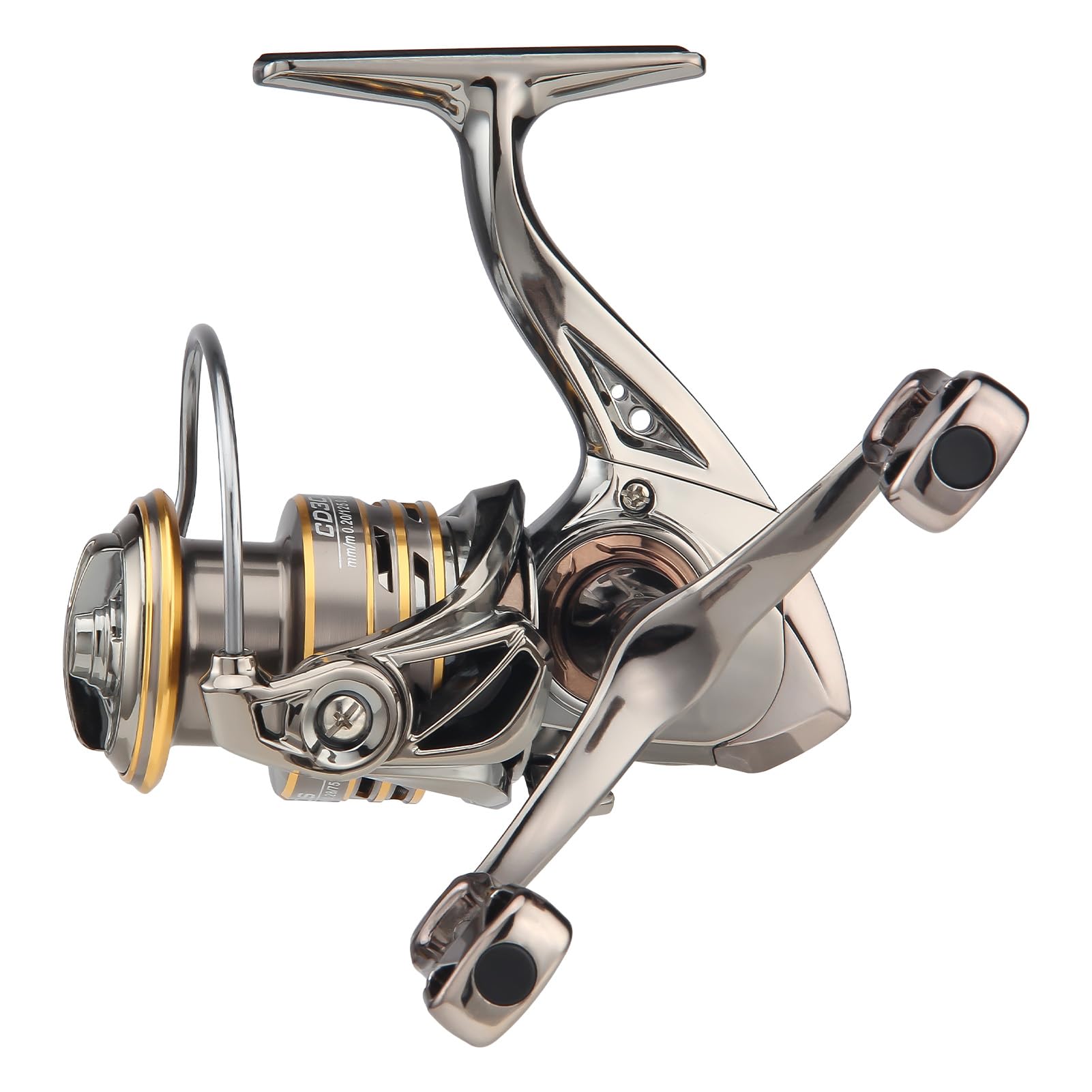 HAUT TON 8000/10000/12000 Big Game Surf Spinning Fishing Reel,20KG Drag Power. Backlash-Free Bearings,Metal Reel Seat,Zinc Alloy Gear for Saltwater Inshore and Offshore Fishing