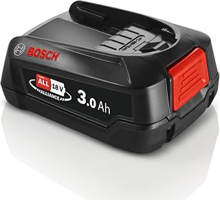 Bosch - Batería Recargable Power for All, 18V 3.0Ah, para Aspiradores sin Cable Unlimited, Alto Rendimiento y autonomía, Negro, BHZUB1830.
