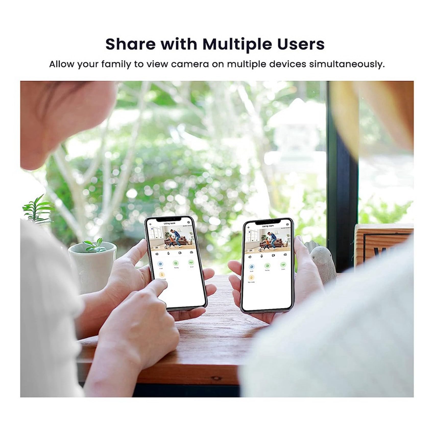 Caméra WiFi 2K, caméra de sécurité intérieure pour animaux domestiques avec application téléphone