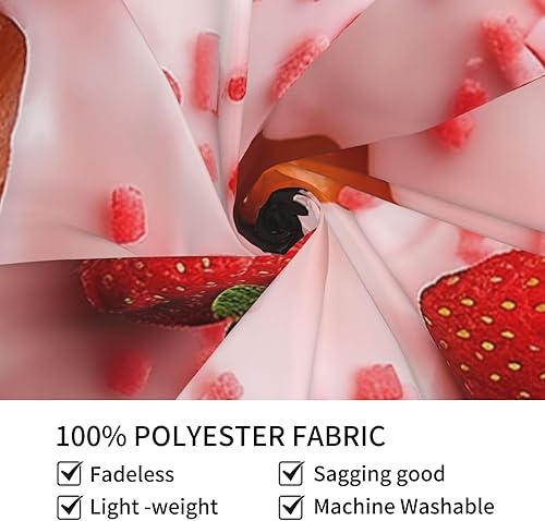 Miniatura 3 de Tapiz de donas de fresa para colgar en la pared de la sala de estar, tapiz de pared para dormitorio, decoración de pared estética, tapices para