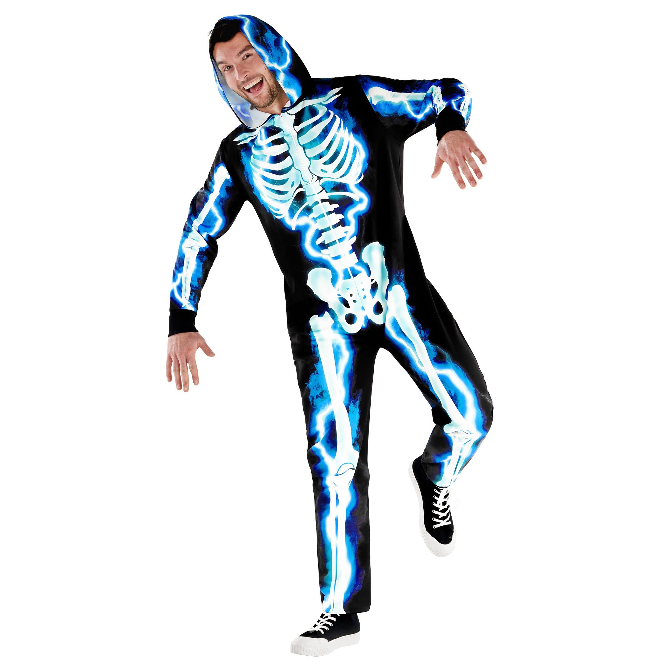 Morph Disfraz Esqueleto Hombre, Disfraz Halloween Hombre