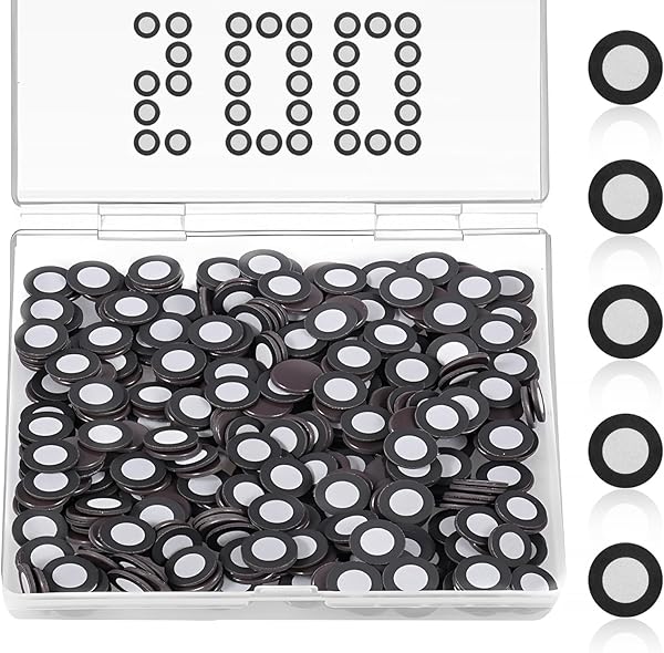 200/400 Stück 3D Scanner Marker Magnetisch,Magnetisches 3D Scanner,Innen 6,0 mm,Außen 10 mm,Tracking Punkt,Hochreflektierender Referenzpunkt,für Scannen(schwarz,200pcs)