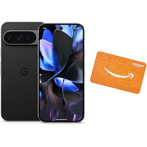 Google Pixel 9 Pro - Obsidian - 256 GB with $200 Amazon Gift Card
