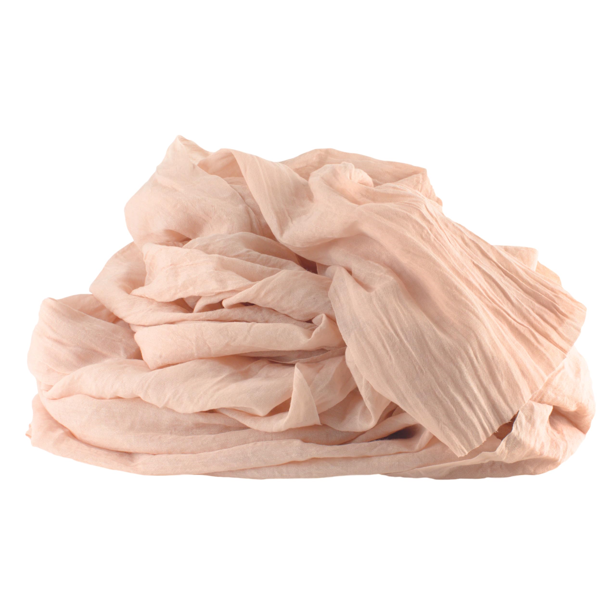 100%Mosel Musselin Dekostoff, in Vintage Rose (48 cm x 5 m), 66 g/m², sehr dünner Tischläufer, zarte Tischdeko für Geburtstage & Hochzeiten, Tischband als Bunte Dekoration zu besonderen Anlässen