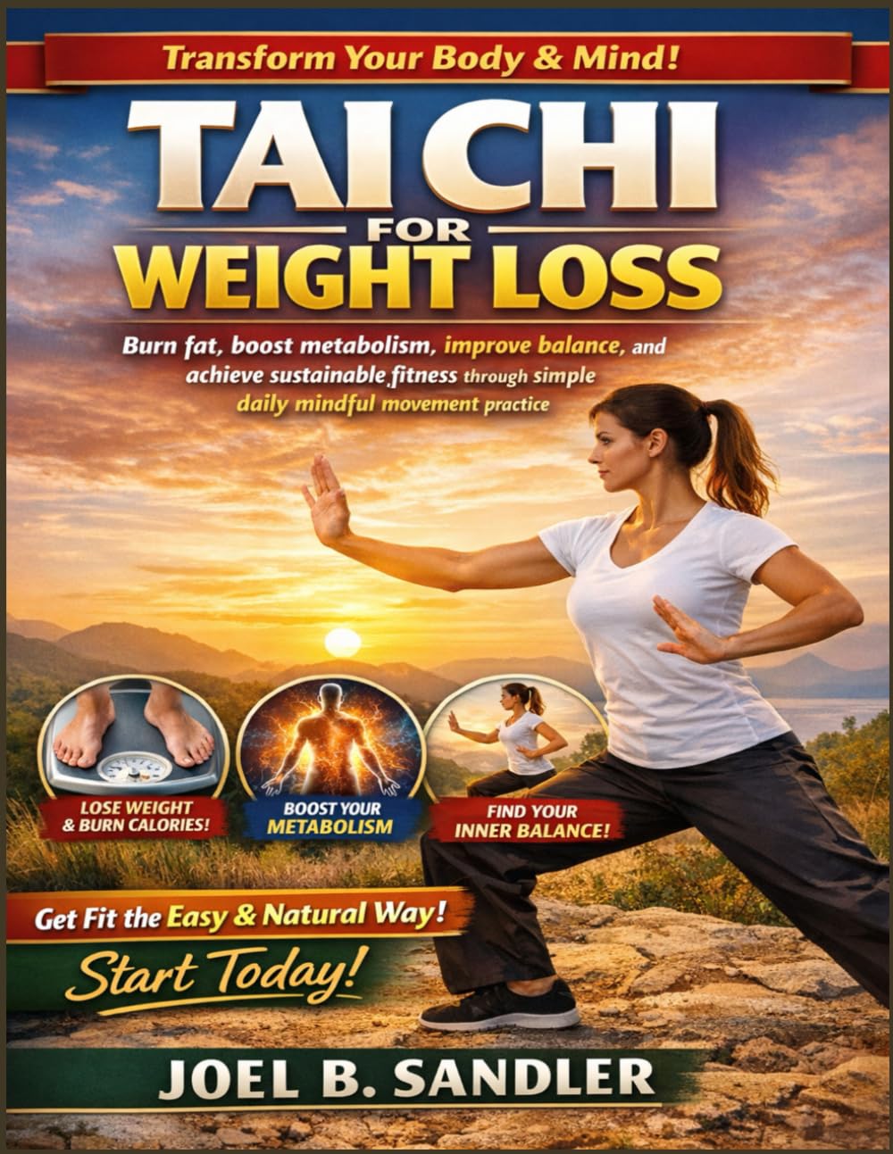 TAI CHI FOR WEIGHT LOSS: Burn fat, boost metabolism, improve balance, and achieve sustainable fitness through simple daily mindful movement practice