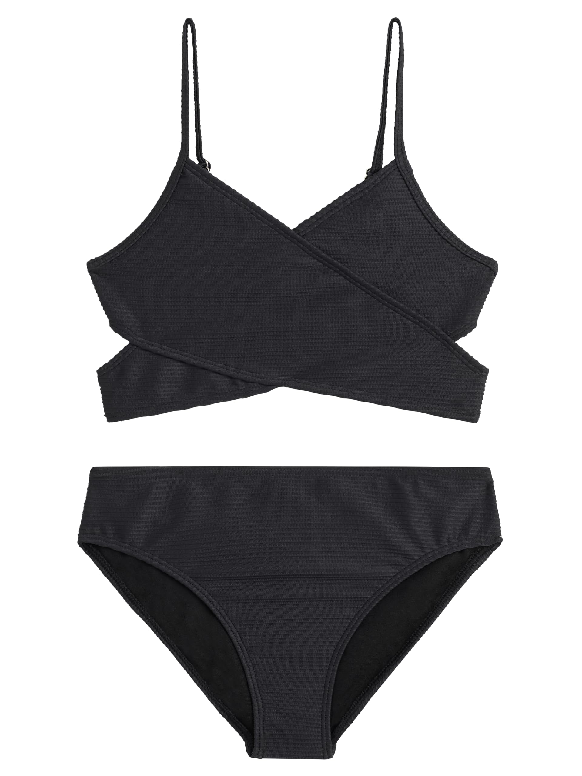 Kanu Surf Girls' Coral Reef Beach Sport Wrap Around Bikini 2-piece Swimsuit