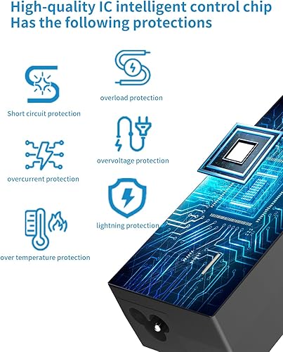 Miniatura 2 de Cargador adaptador de CA de 19 V de repuesto para LG de 19 pulgadas, 20 pulgadas, 22 pulgadas, 23 pulgadas, 24 pulgadas, 27 pulgadas, 29 pulgadas,