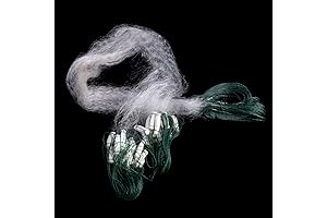 Fishing Gill Nets - 8M x 0.8M Durable Monofilament Fish Mesh Trap