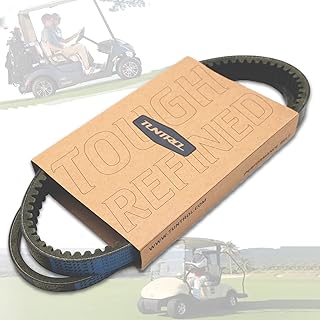Tuntrol Starter/Generator & Drive Belt Kit fit for EZGO RXV, TXT, Workhorse Golf Cart Clutch, 606136 & 606138, Aramid Fiber Heavy Duty