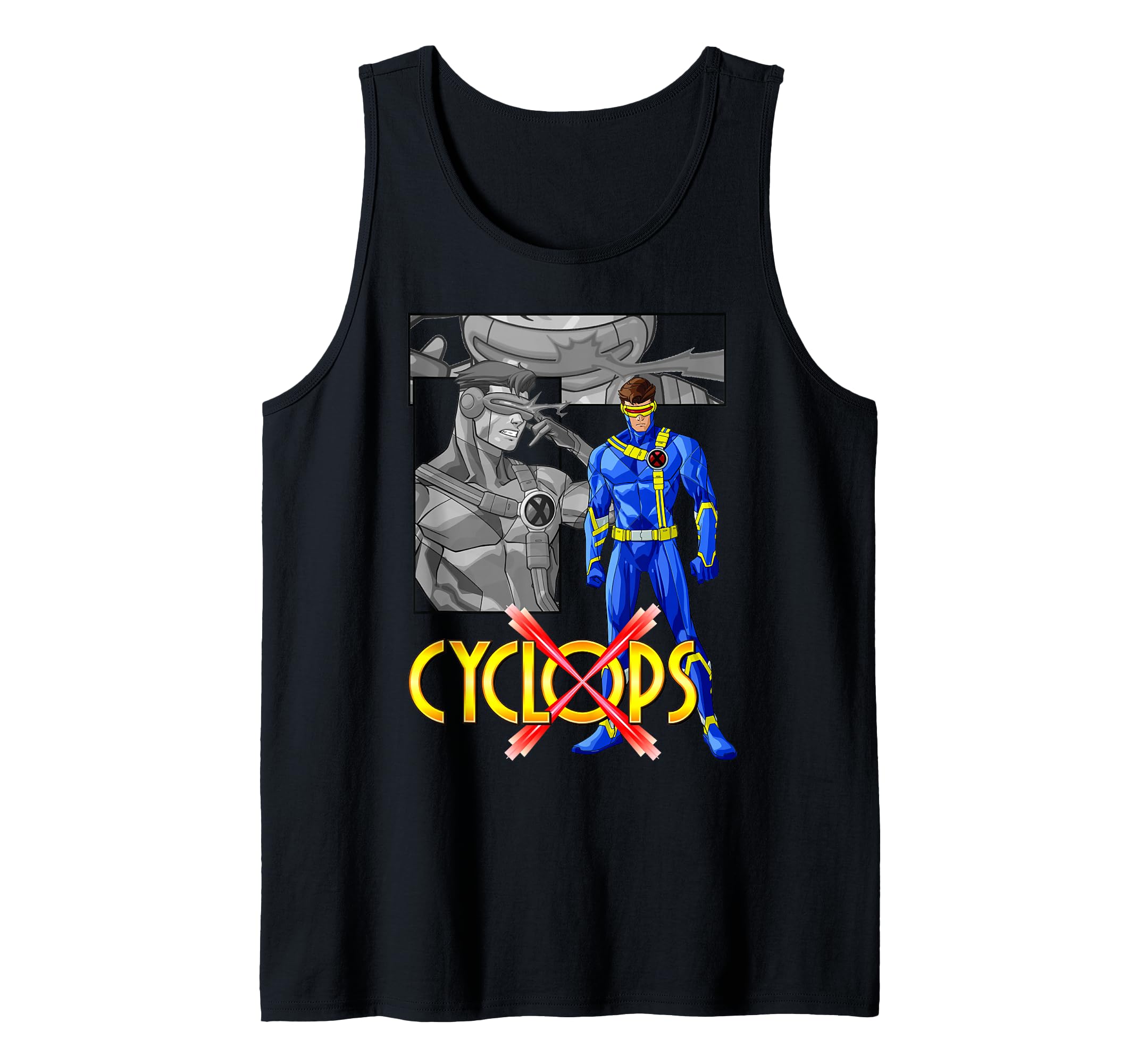 Débardeur Cyclops X-Men Marvel imprimé collage comics pour homme - 2