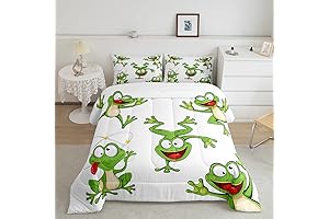 Frog Bedding: Feelyou Kawaii Kids Twin Size Quilt Set