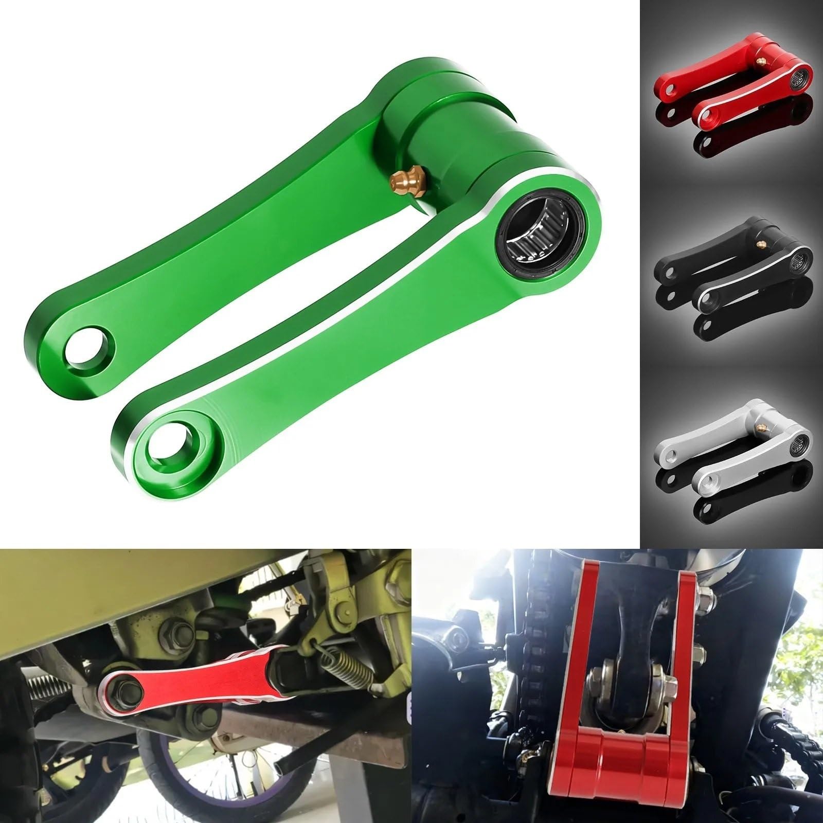 Zestaw łączników obniżających Do Kawasaki KLX140 KLX140L łącznik obniżający tylne zawieszenie Łącznik obniżający