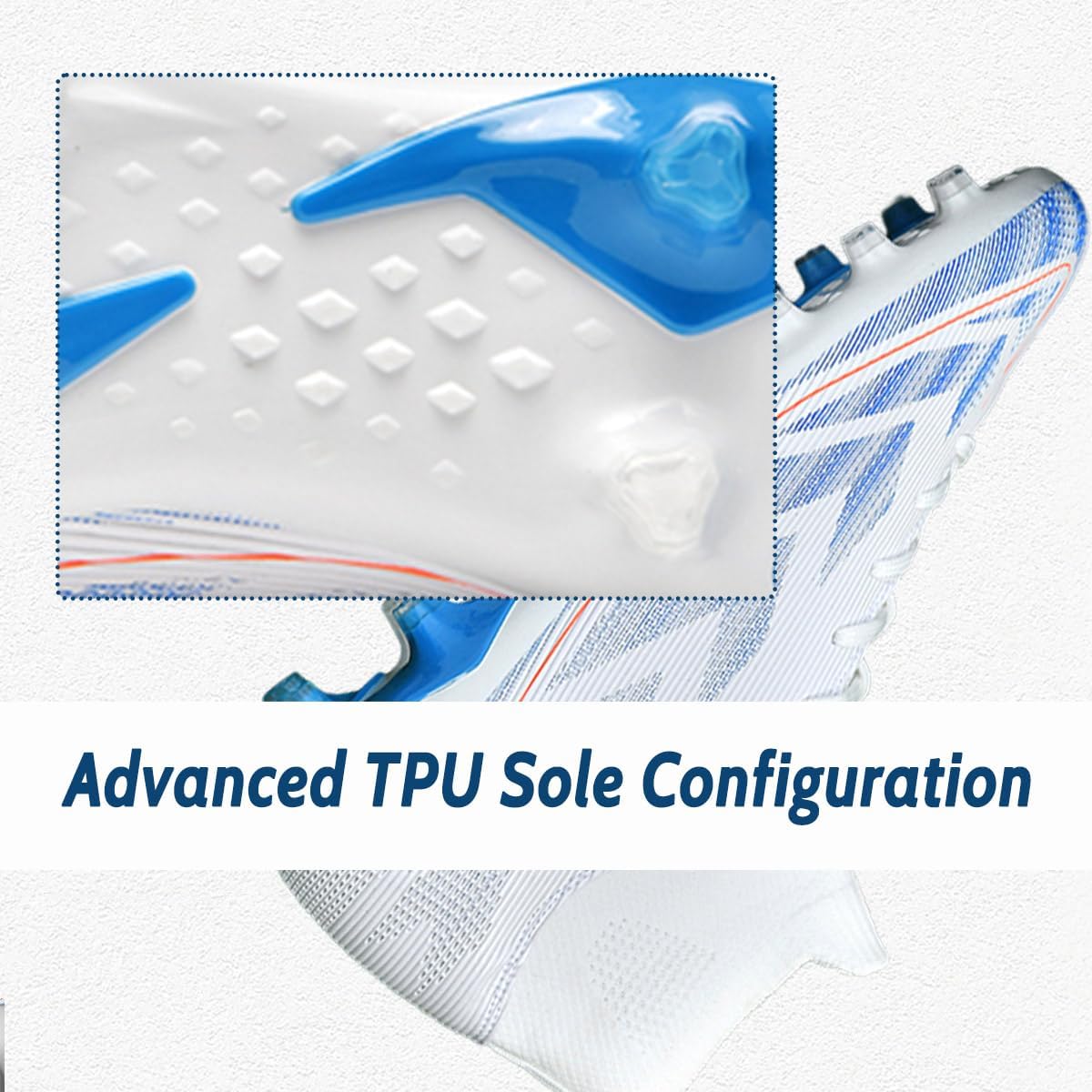 Men’s Soccer Cleats High-top: Women Football Shoes AG Spike Shoes Sneaker Comfortable Adults Big Boys Girls Athletic Outdoor Indoor Competition Trainin