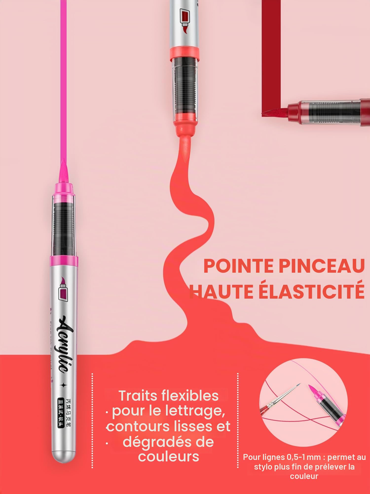 Woomer Marqueurs Acryliques 72 Couleurs