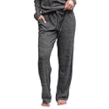 CuddleBlend Women’s Comfortable Lounge Wide Leg Pajama Pants Elastic Waistband With Side Pockets