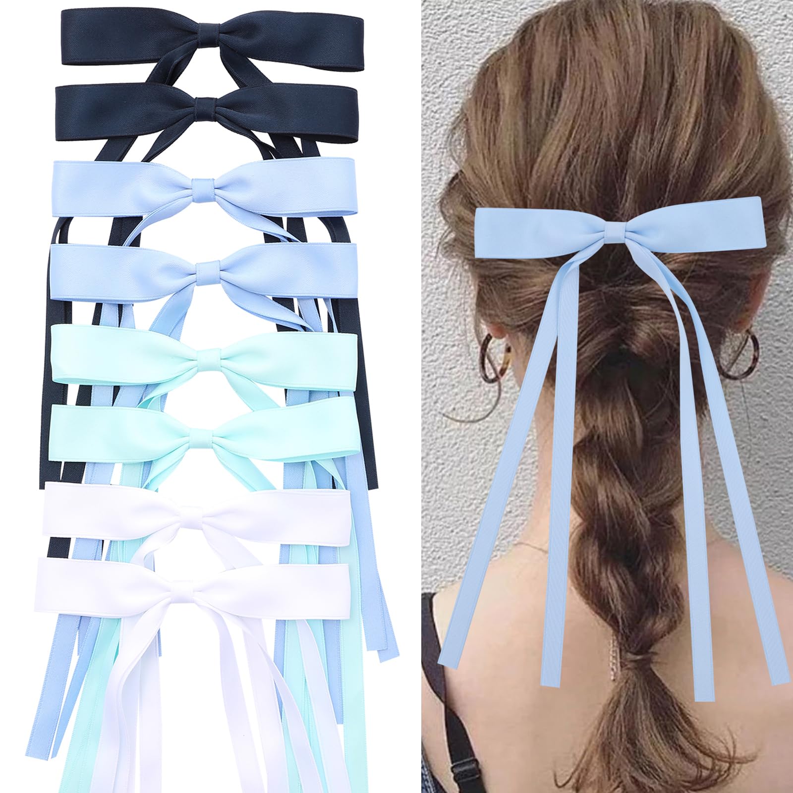 Cute Hair Bow Clips - 16 Pack for Women -16 Cute Hair Bow Clips - 16 Pack for Women -16