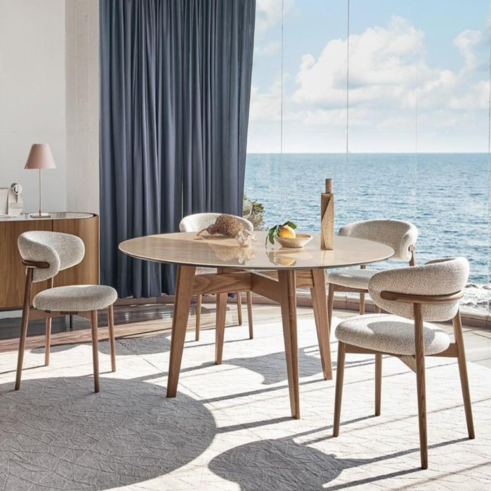 Set da 2 pezzi Moderne Esszimmerstühle - Bequeme Polstersitze, Stilvolle Küchen- & Wohnzimmerstühle, Elegantes Design für Esszimmer, Café, Balkon - Komfort & Stil vereint