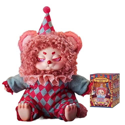 CALEMBOU Plush Doll Blind Box Figures, Timeshare Cino Dream Tour Circus Series Stuffed Mystery Box Toy, Kawaii Mystery Plush Collectible Birthday Gift for Girls (1PC)
