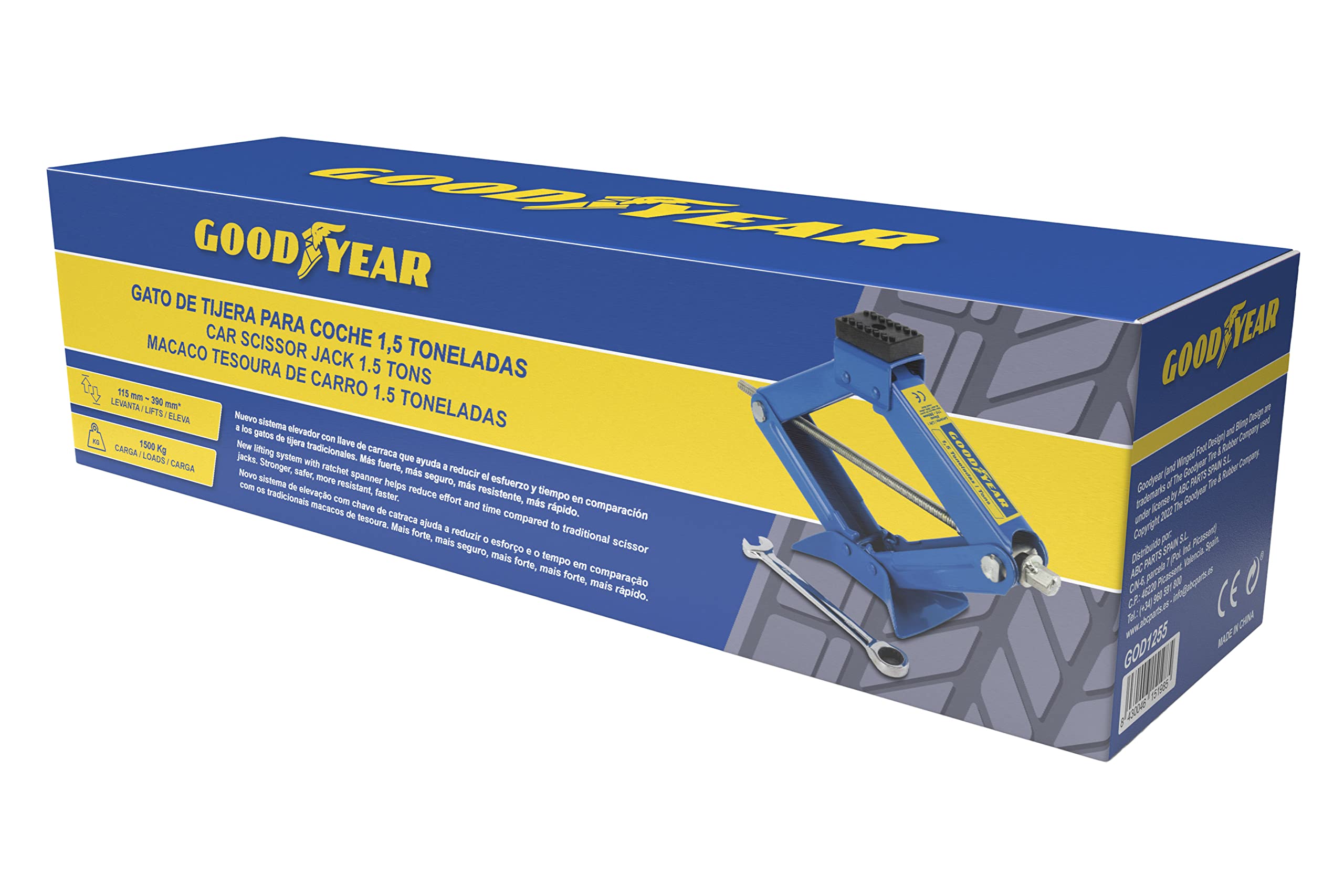 Goodyear GOD1255 Podnośnik trapezowy mechaniczne