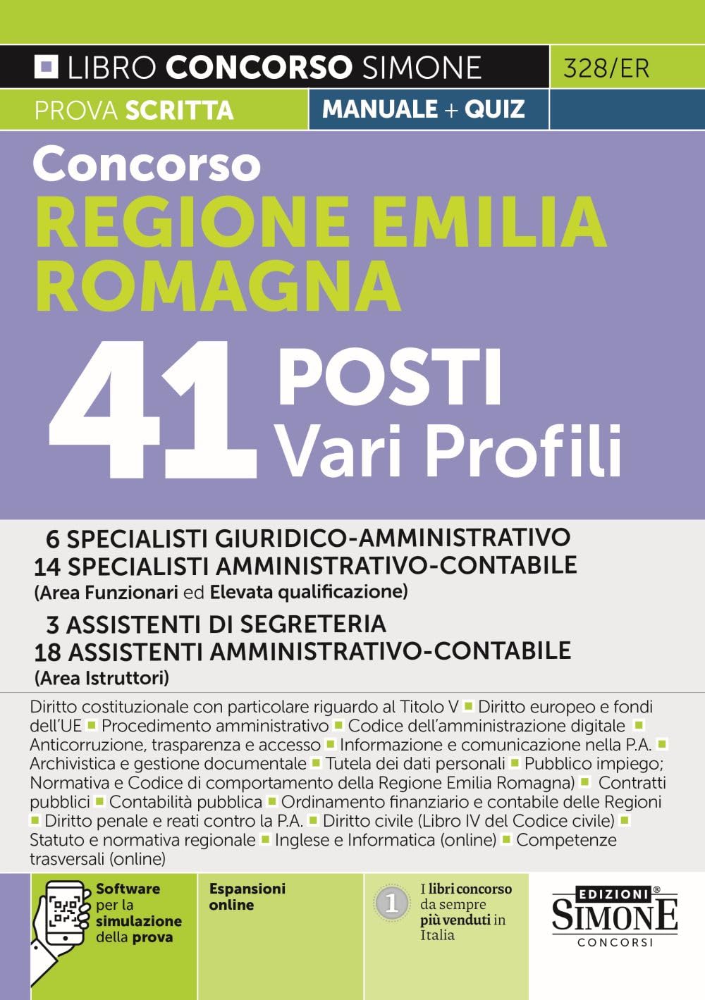Concorso Regione Emilia Romagna – 41 Posti Vari Profili - Manuale Per Tutte Le Prove - 4