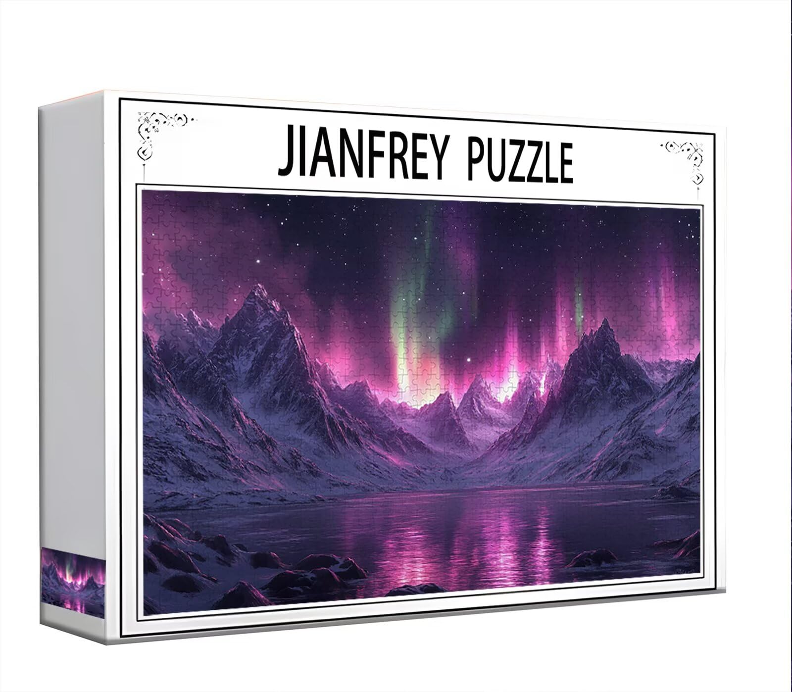 Puzzle 2000 Piezas Adultos Puzzle Auroras boreales Paisaje Rompecabezas Adultos XXL 100 x 70cm, Impossible Rompecabezas, Jigsaw Arte Juego Educa Familiar Aliviar El Estrés, Regalos de Pascua O-99